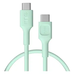 Green Cell PowerFlex USB kabelis USB Type-C uz USB Type-C 0.3 m USB 3.2 Gen 2 100W piparmētru zaļš