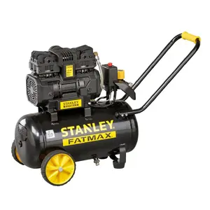 Компрессор воздуха STANLEY Fatmax Siltek TB 24 — 1100 Вт, 8 бар, 160 л/мин, 24 л, 59 дБ(А), на колёсах