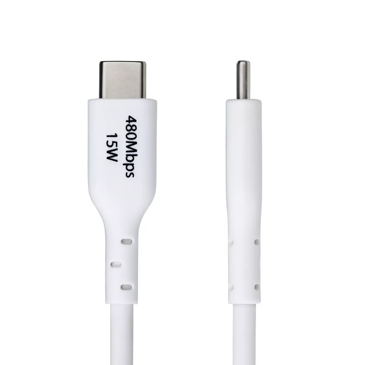 USB-A to USB-C Charging Cable StarTech.com USB2AC2MNCWHE Photo 3