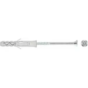 Expansion plug Klimas KRX 10x50 with conical head — anchor fastener for concrete and solid substrates