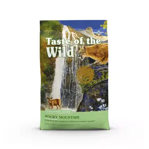 Сухой корм для взрослых кошек Taste of the Wild Rocky Mountain с курицей, горошком и бататом