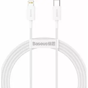 USB-C to Lightning Cable Baseus 2 m White — USB data/charging cable