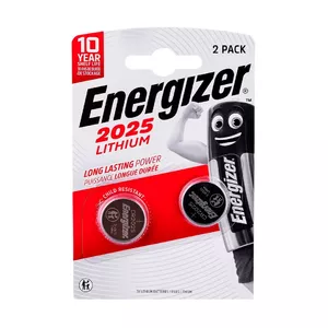 Poga elementa baterija Energizer CR2025 3V Eco — litija vienreizlietojamā CR2025, 2 gab.