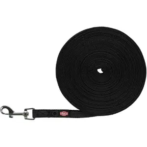 Leash Trixie Tracking 5 m, 15 mm, rubberised, black