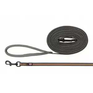 Tracking lead Trixie Fusion 10m rubberized graphite 1.7cm