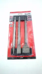 Chisel Set 3 pcs SDS‑Plus Einhell 49247190 — SDS‑Plus rotary hammer chisels, 3 pieces