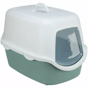 Крытая туалет для кошек TRIXIE 402710 Зеленая Белая 400x400x560 мм