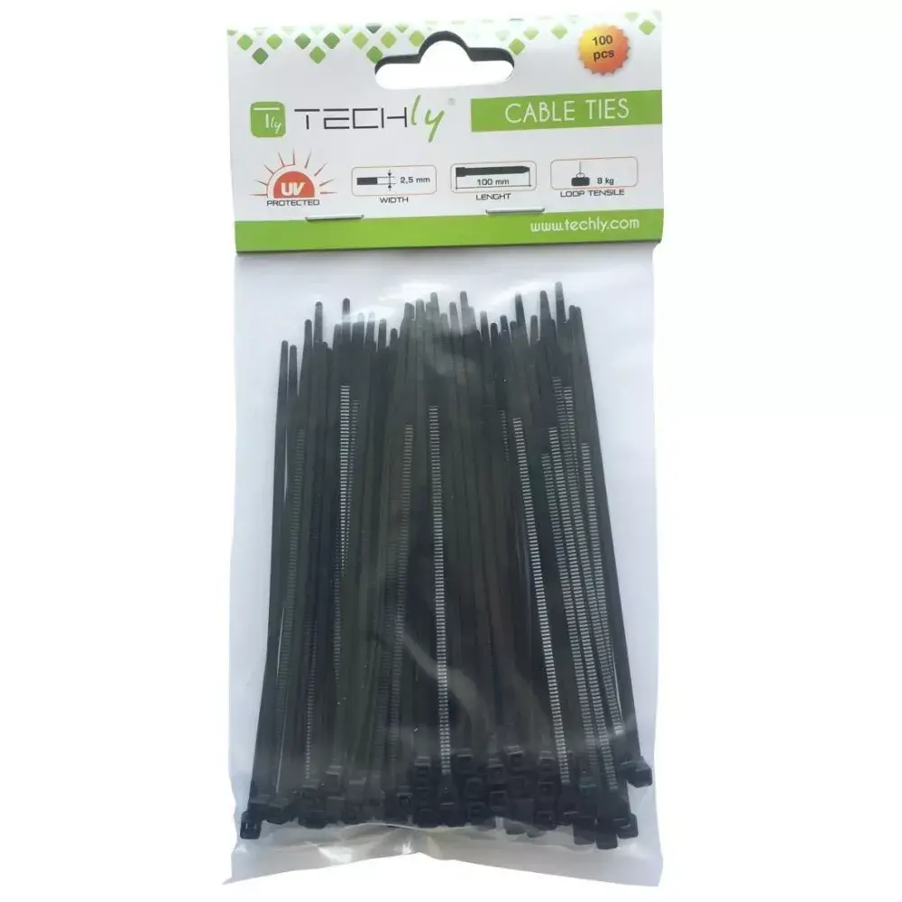 TECHLY ISWT-20325-BK neilona saites 140x3.6 mm 100 gab. Photo 2