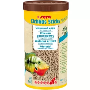 Корм для рыб : Sera Cichlids Sticks 1000 мл (210 г)