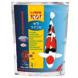 Корм для кои sera KOI Professional Spring/Autumn 2200 г 3 мм плавающие гранулы
