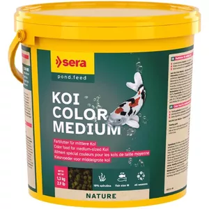 Корм для карпов sera KOI Color Medium 930 г — гранулы для кои, контейнер 3800 мл