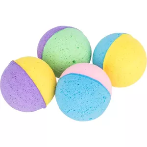 Игрушки для кошек Trixie 70 мягких шариков из поролона ø 4,3 см, упаковка 70 шт.