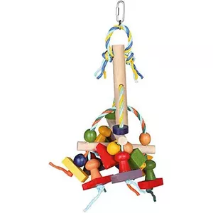 Bird house accessory Trixie Colorful wooden toy, 31 cm