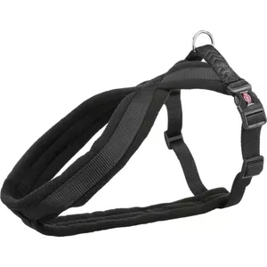 Harness Trixie Premium touring XS-S 30–55 cm 15 mm black — breast harness for small dogs