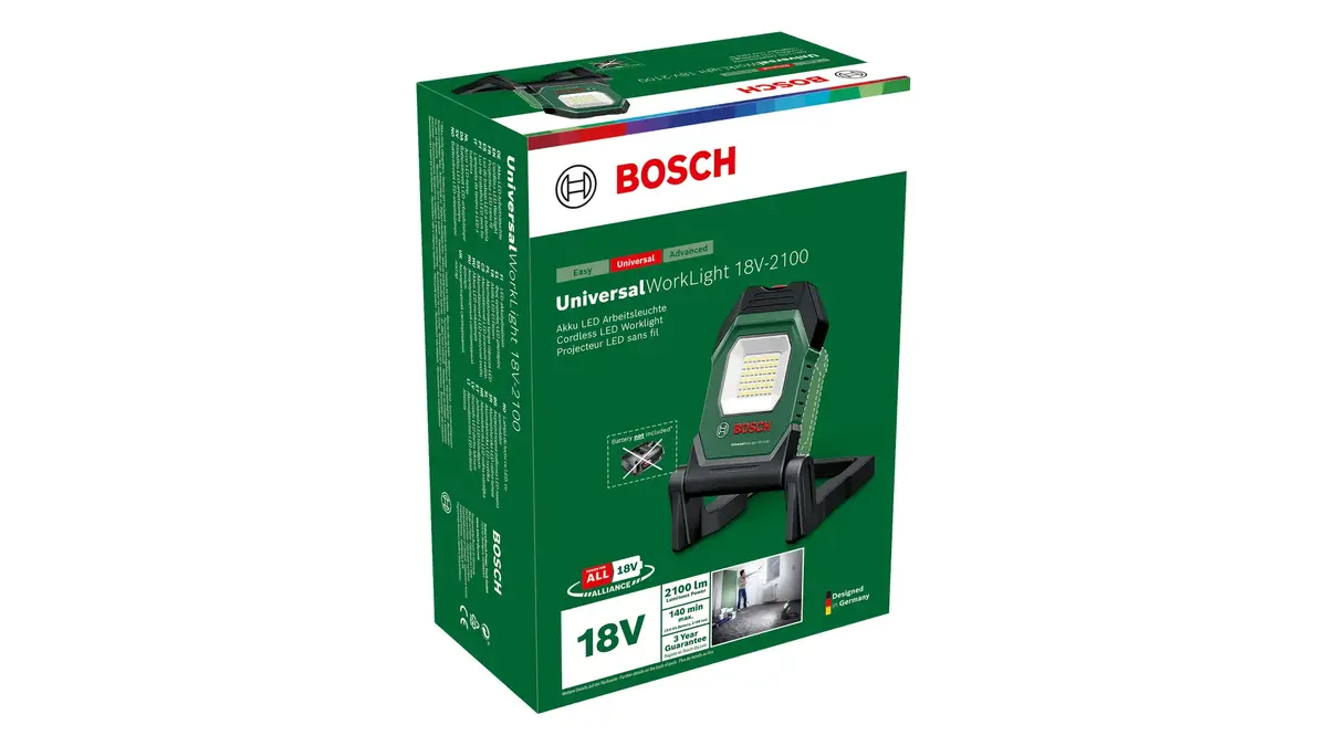 Рабочий фонарь Bosch UniversalWorkLight 18V-2100 Photo 6