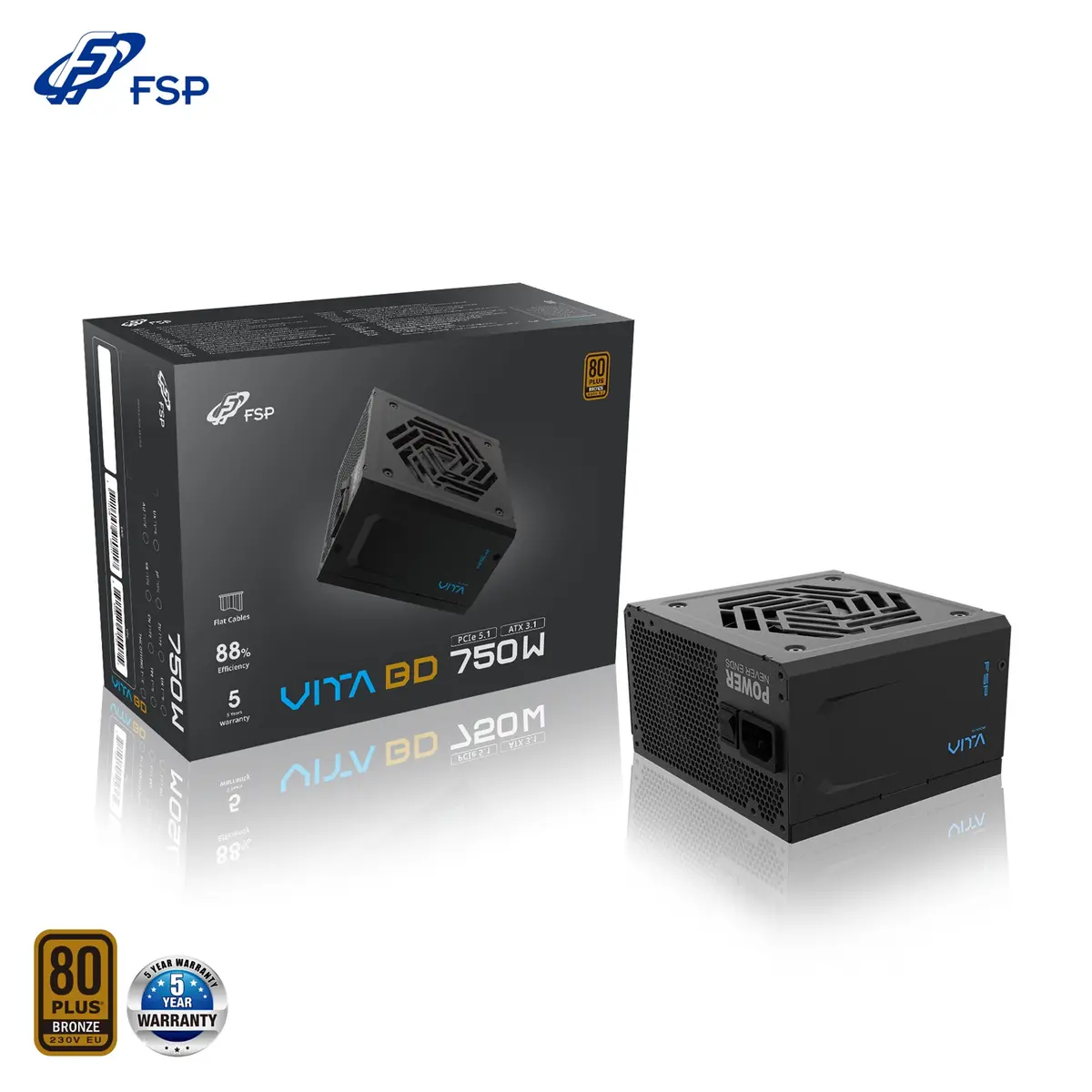Power Supply Unit FSP Vita 750 W Photo 2