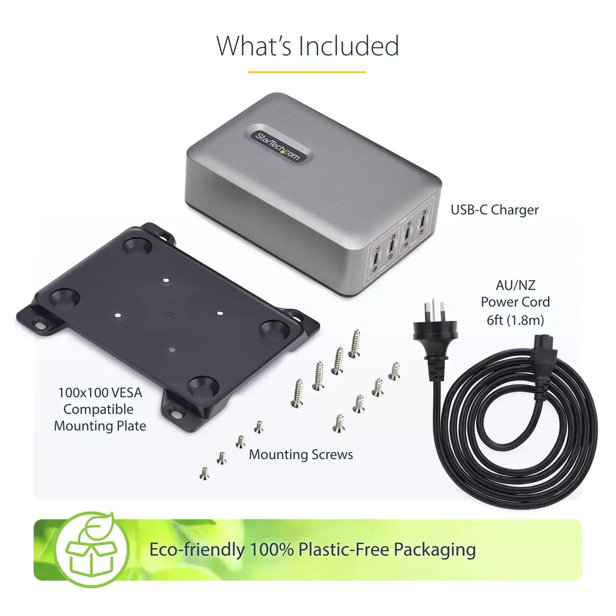 USB-C lādētājs StarTech.com 4-portu 240W Photo 15