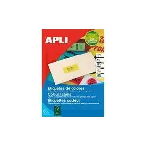 Address labels agipa 119032 70 x 31 mm green non-removable 70×31 mm