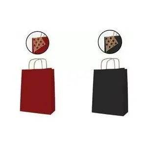 Paper Gift Bag agipa 101647 240×310 mm Red Kraft with Carry Cord