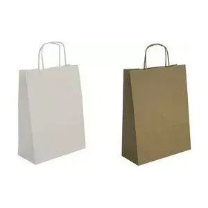 Gift bag agipa 101646 — brown kraft paper, 350 × 400 mm, cord handles