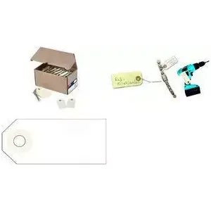 Luggage tag agipa 121314, neutral, 100 x 51 mm, with wire