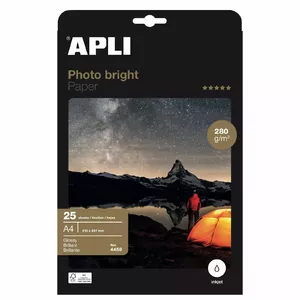 Photo Paper APLI 04458 280 g/m² White 25 sheets 210 x 297 mm