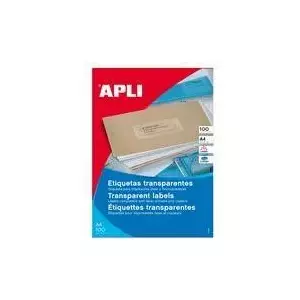 Влагозащитные этикетки agipa 130140 — Прозрачные клеящиеся листы 210 x 297 мм