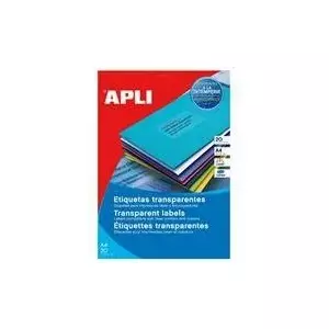 Weatherproof labels agipa 119025 transparent 99.1 x 67.7 mm for laser printers