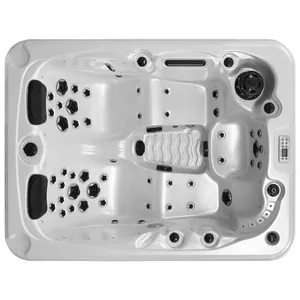 Bathtub AMUE AMOG-1663 210x156x80 cm whirlpool with hydro-massage