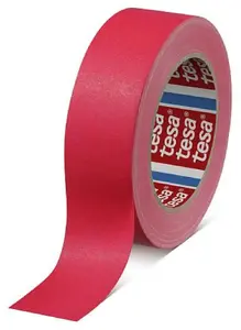 Клейкая тканевая лента Tesa 04671-00069-10, 25 м x 50 мм, неоново-розовая