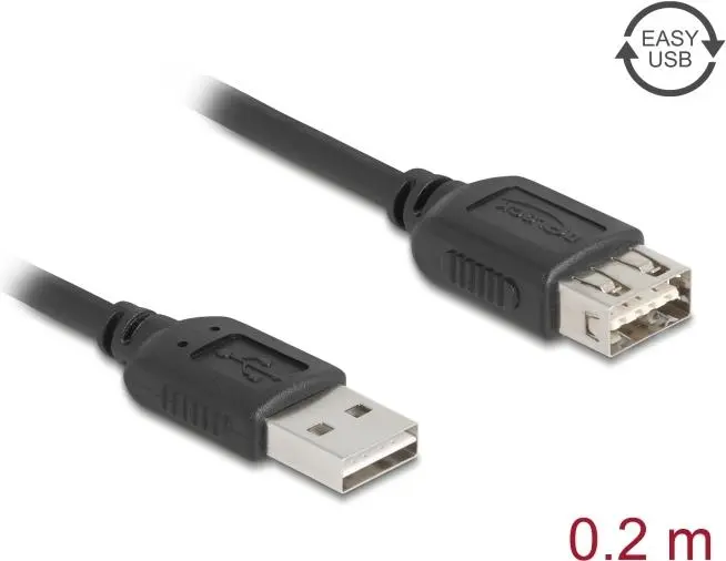 USB A uz USB A kabelis