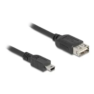 USB кабель DeLOCK 81526 3м Mini-USB B USB A черный USB 2.0