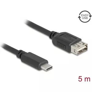 USB cable DELOCK 81539 USB Type-C to USB Type-A, 5 m length