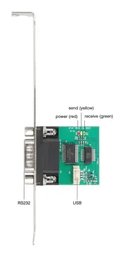 DELOCK 90582 USB 2.0 → RS-232 преобразователь Photo 2
