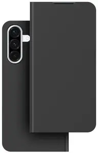 Flip Cover for Samsung Galaxy A36 by Samsung with Card Holder — Black