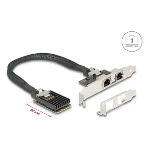 DeLOCK 95280 Внутренний адаптер RJ-45 Mini PCI Express 4 Gbit/s