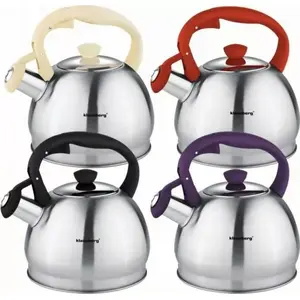 Stainless Steel Kettle Klausberg KB-7043 1.8 L, Whistle, Stove-Top