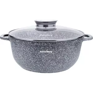 Cookware pot Klausberg 6.5L 28cm KB-7524 — marble finish
