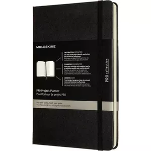 Notebook Moleskine PRO Project Planner L 13x21 cm hardcover, black