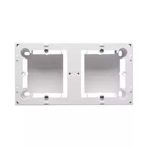 Kontakt-Simon MPN2/11 Surface-Mounted Double Outlet Box, White