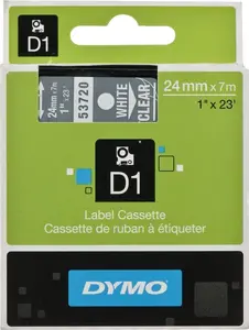 DYMO D1 Standard Label-Making Tape 24mm x 7m Polyester
