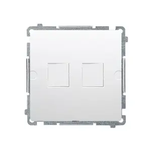 Kontakt-Simon BMPT/11 Double Keystone Data Socket Cover White
