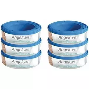 Refill Bags for Angelcare Nappy Bin, Abakus AB89, Pack of 6