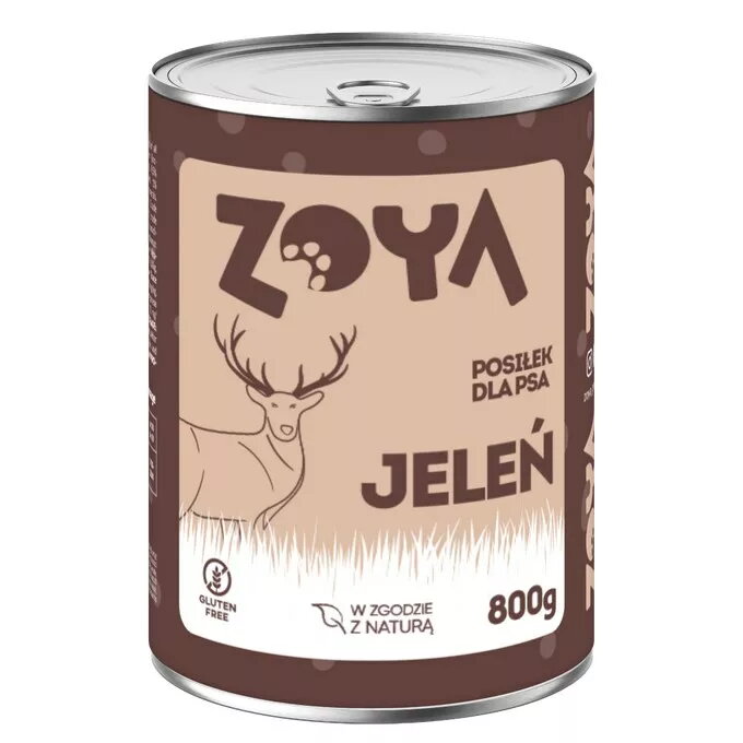 Mitrā suņu barība ZOYA Deer 800