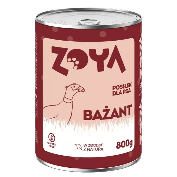 Mitrs barības produkts suņiem ZOYA Fazāns