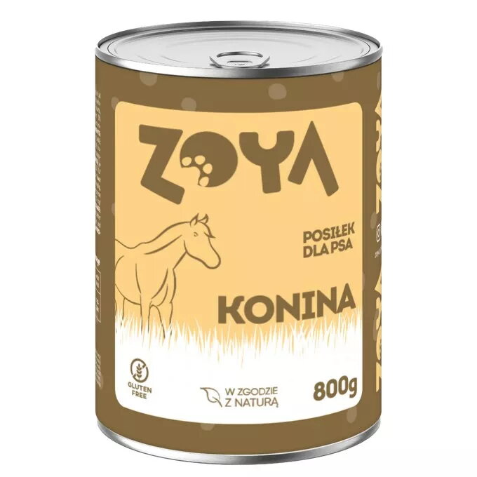 Mitrs suņu barības konservs ZOYA Horse