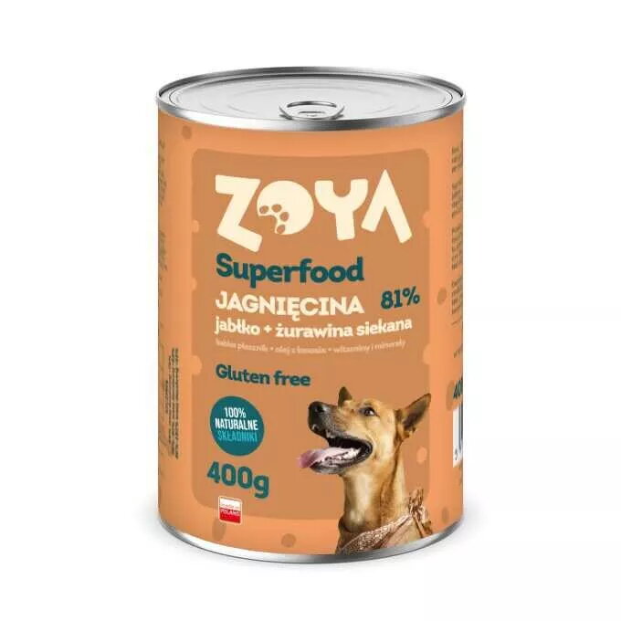 Mitrs suņu barības ZOYA Superfood Lamb