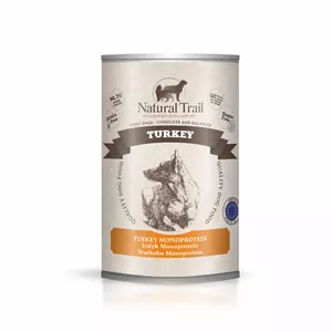 Влажный корм для собак Natural Trail Turkey 400 г - полнорационный консервированный корм