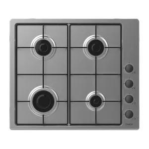 Candy Smart CHW6LBX/4U Gas Hob 4 Zones Rotary Control
