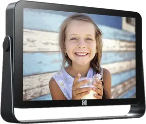 Kodak RWF-109VGR Digital Photo Frame Black Wi-Fi Battery Powered